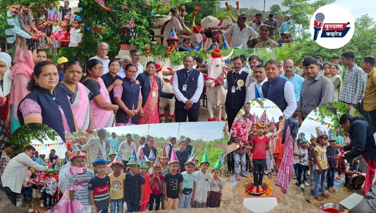 वळती येथील जिल्हा परिषद उच्च प्राथमिक शाळेत नवीन विद्यार्थ्यांचा प्रवेशोत्सव उत्साहात साजरा!