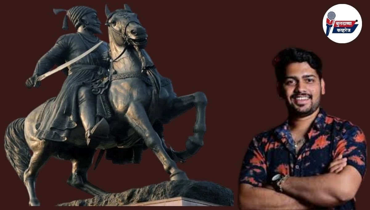 वळतीचे सुपुत्र ललित धनवे यांनी साकारला चिखलीतील छत्रपती शिवाजी महाराजांचा भव्य अश्वारूढ पुतळा!