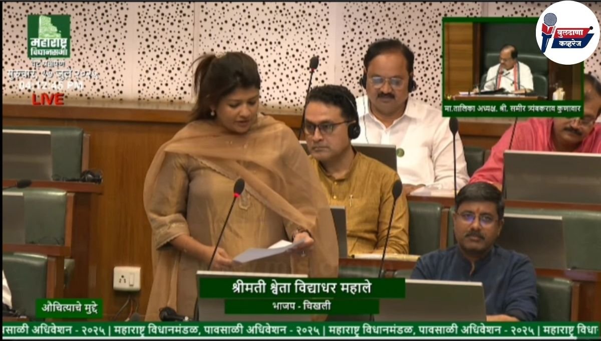 वीर शिरोमणी महाराणा प्रताप आर्थिक विकास महामंडळासाठी 200 कोटींच्या भांडवलाची मागणी - आ. श्वेता महाले पाटील