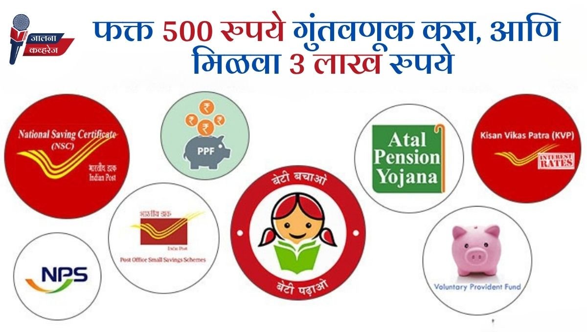 Government Investment schemes: फक्त 500 रुपये गुंतवणूक करा, आणि मिळवा 3 लाख रुपये